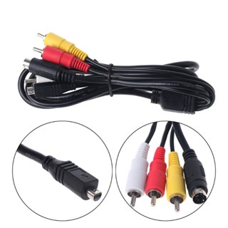 สายเคเบิลเชื่อมต่อ AV 10-Pin DVI DV เป็น 3 RCA S-Video คุณภาพสูง สําหรับกล้องดิจิทัล Sony DCR Handycam VMC-15FS A/V