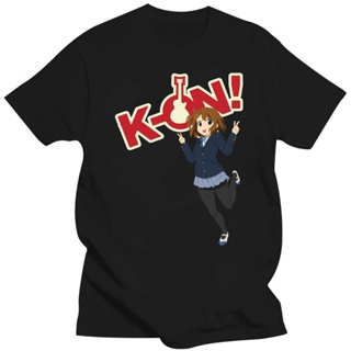 ใหม่ Vintage K-On Yui Hirasawa เสื้อยืดผู้ชาย Crewneck ฝ้าย T เสื้อญี่ปุ่นอะนิเมะเพลงแขนสั้น tees ผู้ใหญ่เสื้อ