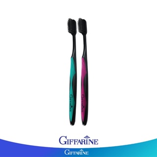 Giffarine กิฟฟารีน แปรงสีฟัน Giffarine กิฟฟารีน ชาร์โคล คลีน (หัวแปรงขนาดมาตรฐาน) สีเขียว-ม่วง