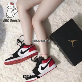 Air Jordan 1 Low " Black Toe "ของแท้ 100%