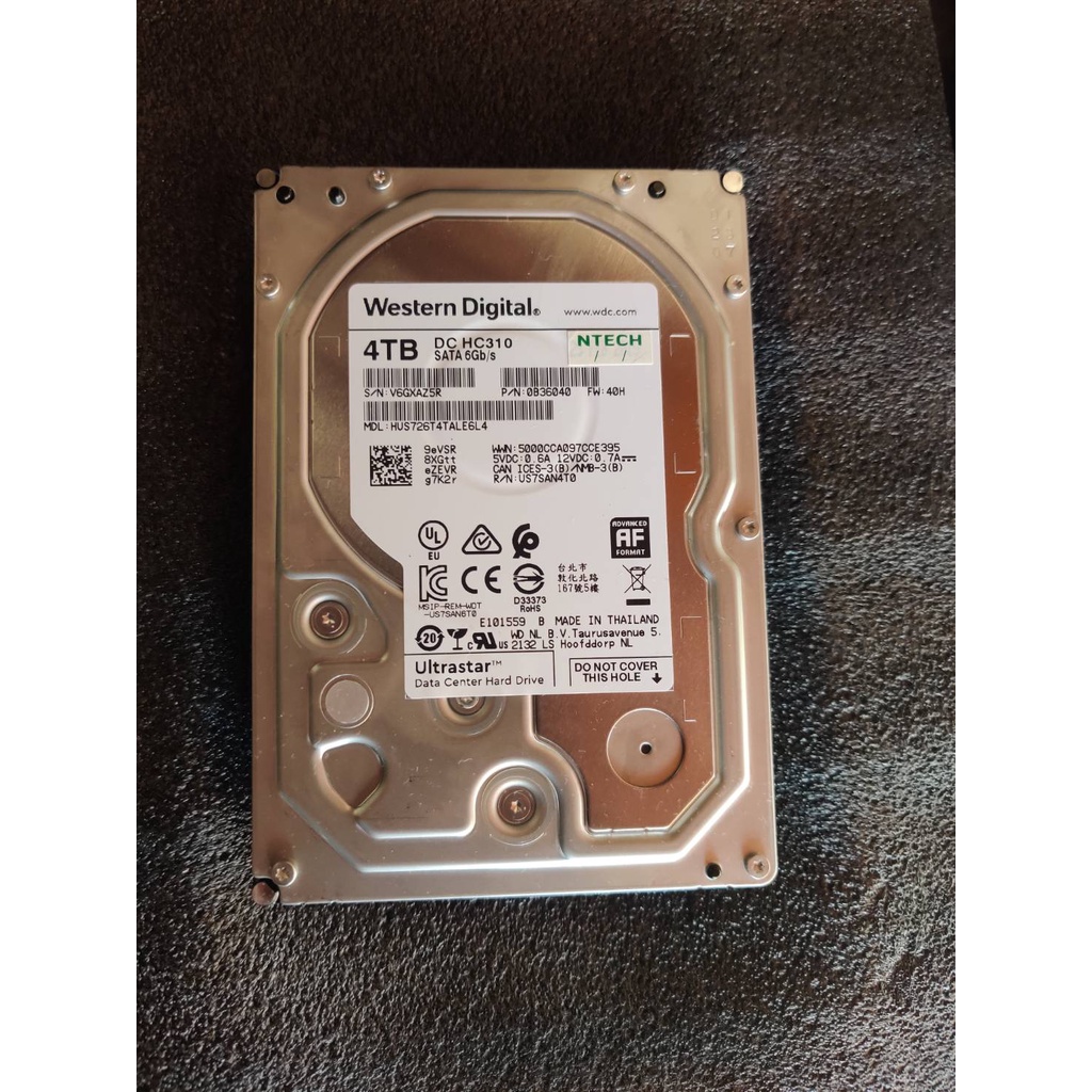 WD 4TB ULTRA STAR SATA III