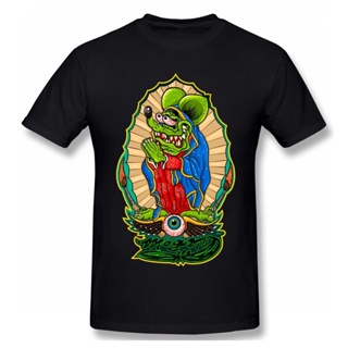 AnaHynes Rat Fink T Shirt Men High Quality Cotton Summer T-shirt Short Sleeve Graphics Tshirt Brands Tee Top Gift