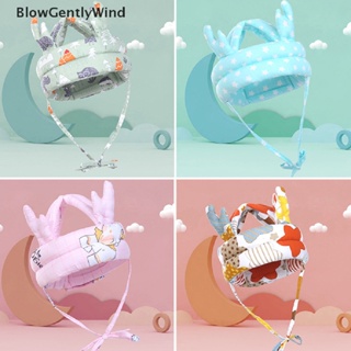 Blowgentlywind หมวกป้องกันศีรษะ ป้องกันการชน ระบายอากาศ ลายการ์ตูนน่ารัก สําหรับเด็กทารก