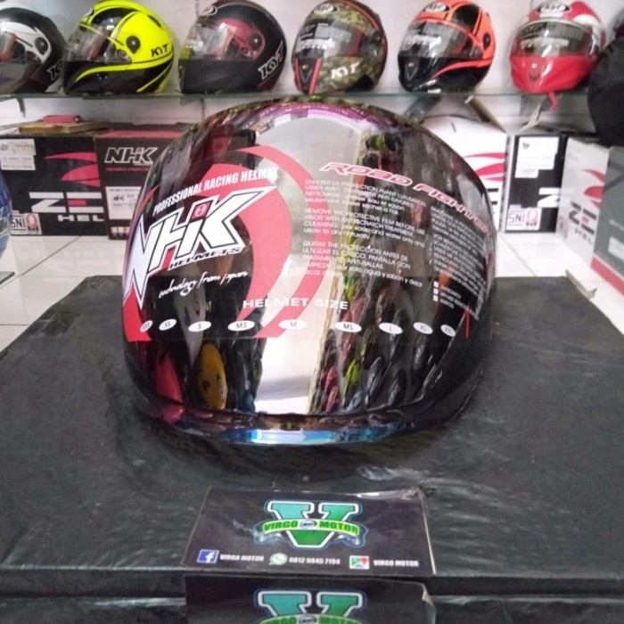 [พร้อมส่ง] หมวกกันน็อค Visor Nhk R6 Pelangi Original Visor - อุปกรณ์เสริม สําหรับรถจักรยานยนต์