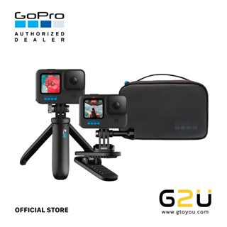 GoPro Mounts / Travel Kit เซ็ทอุปกรณ์เสริมโกโปรสุดคุ้ม มี Shorty+Magnetic Swivel Clip พร้อมกระเป๋า เหมาะกับคนชอบเดินทาง