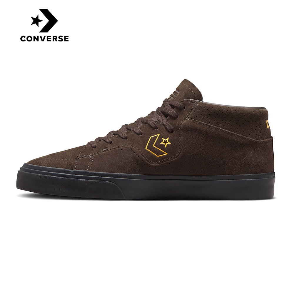 CONVERSE รองเท้าสเก็ตบอร์ด Cons Louie Lopez Pro Suede Mid - Brown [A01247CH2BRXX] #2