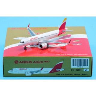 Xx4242 โมเดลเครื่องบิน JC Wings 1:400 Iberia Airlines oneworld Airbus A320neo Diecast Aircarft Jet Model Reg:EC-NDN