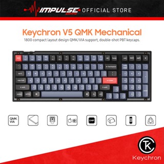 Keychron V5 1800 คีย์บอร์ดไร้สาย QMK/VIA รองรับคีย์บอร์ด K Pro