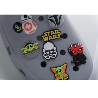 Croc Jibz Pins กระดุม จี้รูป Star Wars หลากสีสัน สําหรับรองเท้า DIY