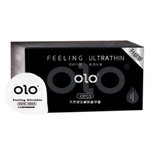 ❤️Love Sale❤️ ถุงยางอนามัย OLO  Ultra thin zero feeling (10ชิ้น/1กล่อง) แบบบาง ขนาด 0.01 มิล