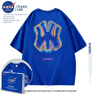 🎊 พร้อมส่ง 🎊 NASA เสื้อยืดคอกลมที่มีสไตล์, เสื้อยืดผ้าฝ้ายคุณภาพสูง ใหม่_07