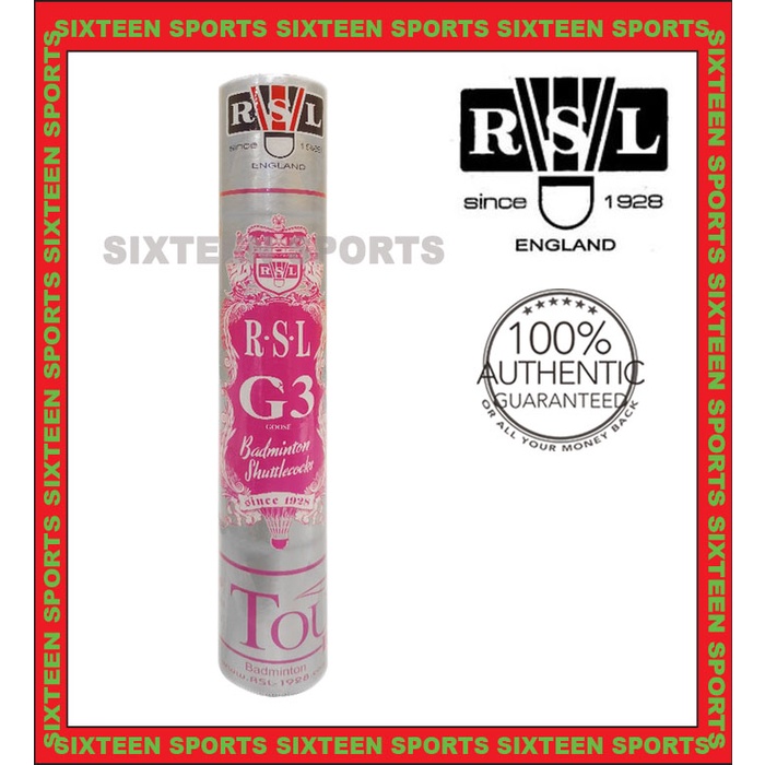 ลูกขนไก่ RSL G3 (12 ชิ้นในหลอด)