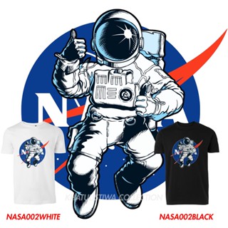 เสื้อแฟชั่นผญ - ใหม่Nasaพิมพ์Teesคอกลมลําลองแฟชั่นเสื้อยืดแขนสั้นNASA002_59