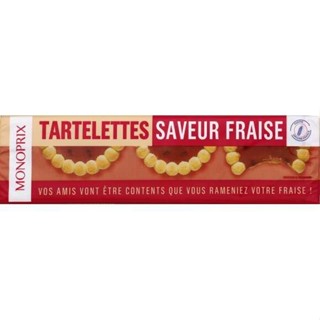 Strawberry Tartlet Monoprix 150 G.