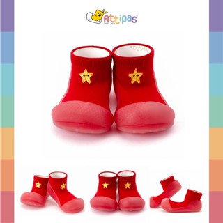 New Arrival 2023 รองเท้าหัดเดิน Attipas - รุ่น Cool-sommer-Starfish - [สี : Red]