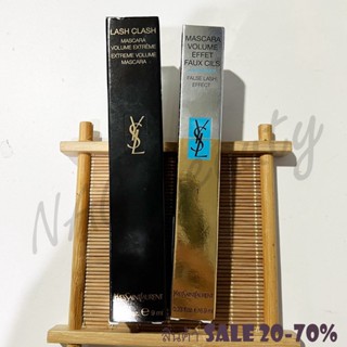 ป้ายไทย_ของแท้100%_YSL MASCARA VOLUME EFFET FAUX CILS WATERPROOF 6.9ml/ YSL LASH CLASH EXTREME VOLUME MASCARA  9ml