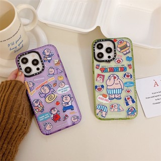 Casetify เคสโทรศัพท์มือถือ พลาสติก TPU กันกระแทก ลายตัวอักษร Run Grandma Run มีลายด้านข้าง สําหรับ iPhone 14 Pro MAX 14 Plus 13 Pro MAX 12 Pro MAX 11