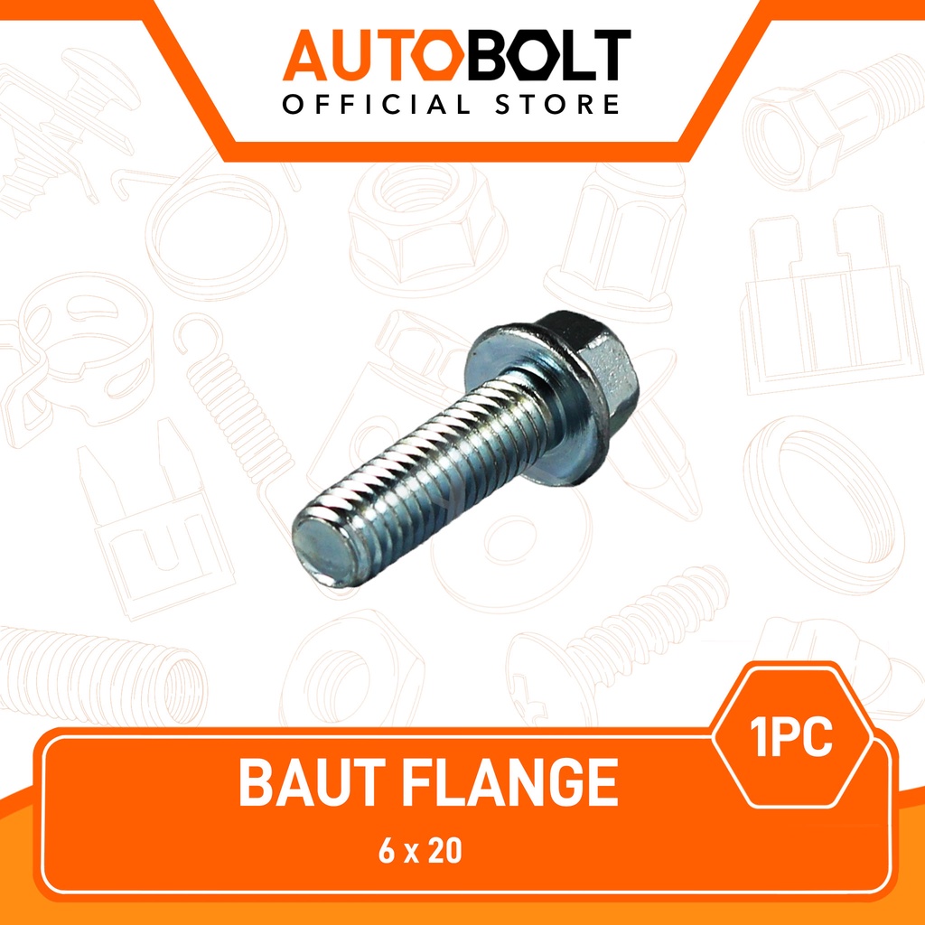 หน้าแปลนโบลต์ M 6 X 20-M6- M6x20-6x20 K8-Key 8