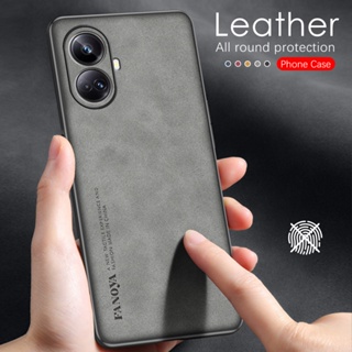 เคสโทรศัพท์มือถือหนังแกะ ป้องกันกล้อง สําหรับ Realme 10 Pro Plus 5G Realme10 4G Realme10pro Realmy 10Pro+