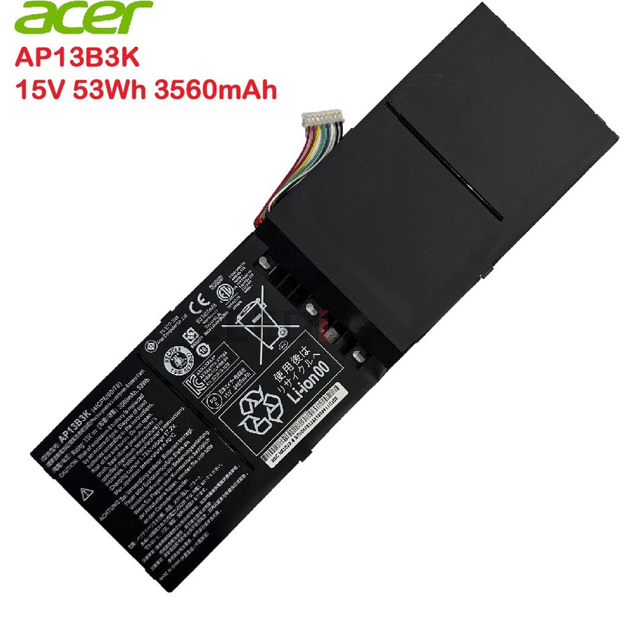 (ส่งฟรี ประกัน 1 ปี) แบตเตอรี่ Battery Notebook Acer V5-473 M5-583P Aspire R7-571 R7-571G R7-572 AP1