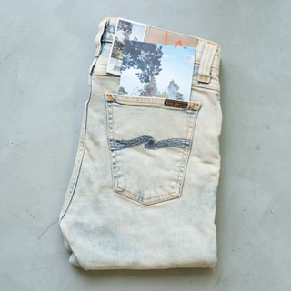 [DEFECT] High Kai Cobalt Navy ยีนส์ฟอกเอวสูง ทรงสกินนี่ Nudie Jeans ของแท้ 100%