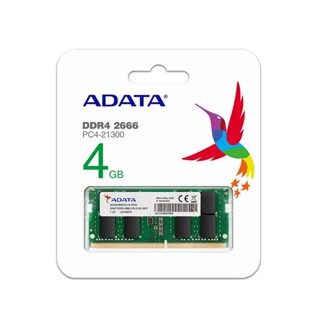 Adata Ram แรม 4GB 2666MHz DDR4 FOR NB (AD4S2666)