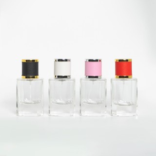 ขวดน้ำหอม 8 เหลี่ยม (ฝาหนัง) 30 ml.