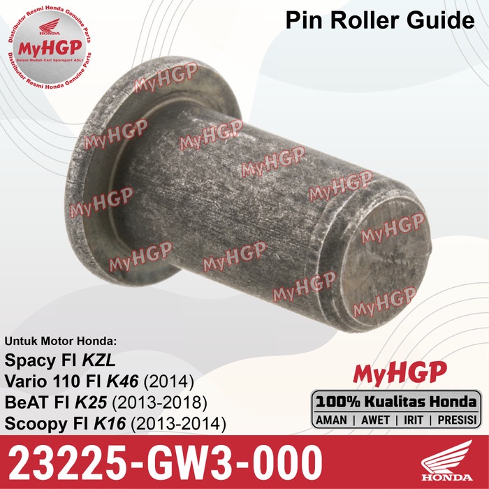 Pin Roller Guide Pulley Beat Scoopy Vario 110 Spacy FI 23225-GW3-000