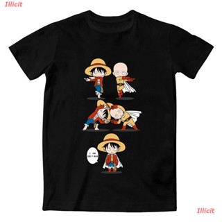 เสื้อยืดยอดนิยม One Piece Man Vs One Punch เสื้อยืดลําลองสําหรับผู้ชายผ้าฝ้ายแขนสั้นคอกลมพิมพ์ลาย Anime Awesome Sho_39