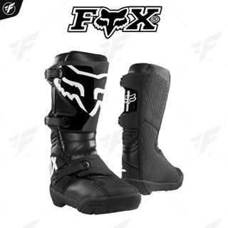 รองเท้าการ์ด FOX RACING COMP X MOTOCROSS  BOOTS BLACK SIZE 13