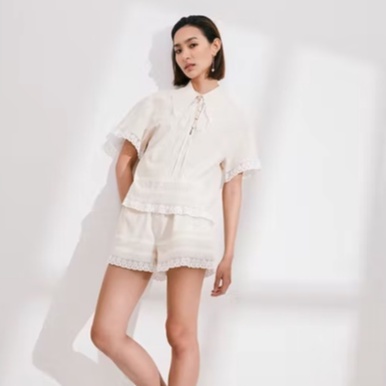 Pomelo✨ เซ็ตเสื้อ+ขาสั้น Janesuda (New with Tag)