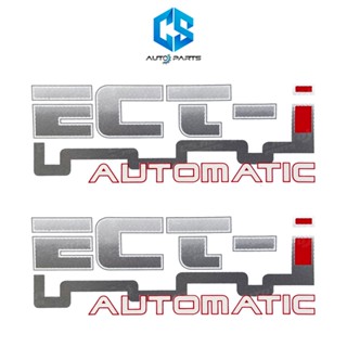 สติ๊กเกอร์ ECT-I AUTOMATIC - TOYOTA VIGO รุ่น1 (เกียร์ออโต้) ติดข้างท้ายกระบะ