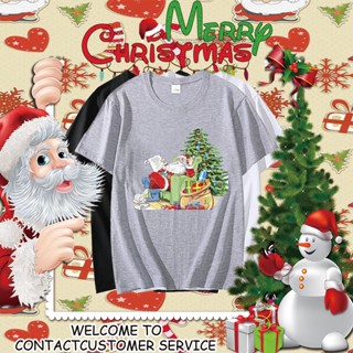 เสื้อผ้าคริสต์มาส  เสื้อสาวอวบ เสื้อ Christmas เสื้อวันคริสต์มาส เสื้อ merry christmas คอกลม 471