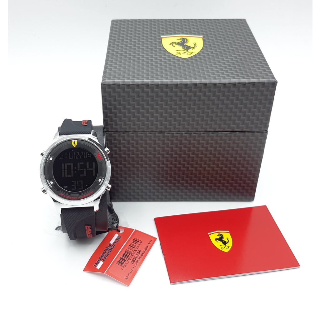 นาฬิกา FERRARI MEN'S 0830756 SCUDERIA 40 MM DIGITRACK QUARTZ พร้อมกล่อง (ใหม่)