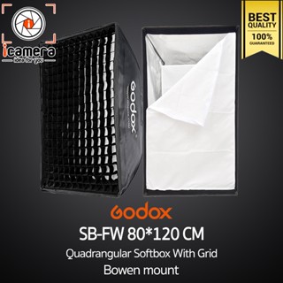 Godox Softbox SB-FW 80*120 cm. With Grid  [ Bowen Mount ] วิดีโอรีวิว , Live , ถ่ายรูปติบัตร , สตูดิโอ