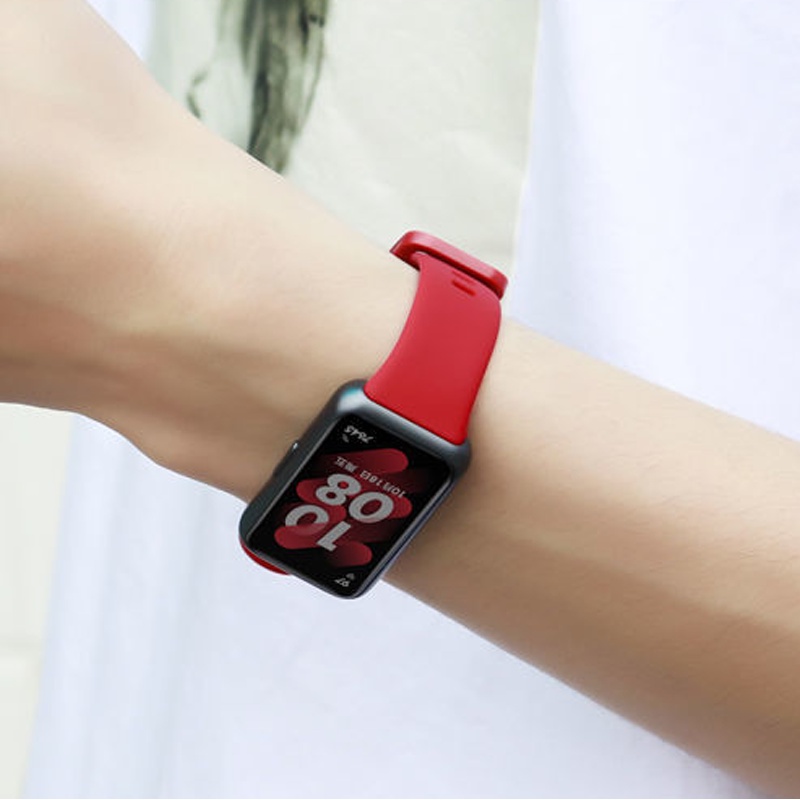 Huawei Band 7 Sports สายรัดแบบเปลี่ยนได้ กันน้ำและกันเหงื่อ มีหลายสีให้เลือก