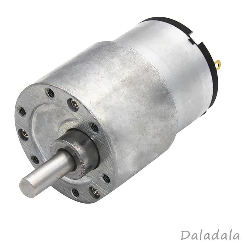 มอเตอร์เกียร์ไฟฟ้า DC 37GB-520 12V 7RPM-960RPM