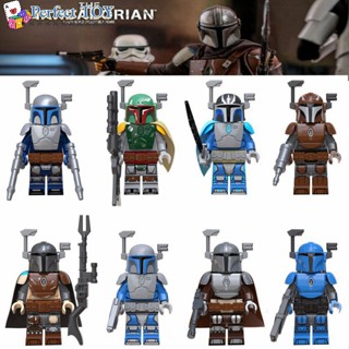 ของเล่นบล็อกตัวต่อเลโก้ The Mandalorian Star Wars Jango Fett Boba Fett Bounty Hunter KT1041