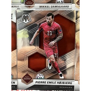 2021-22 Panini Mosaic เบสการ์ดทีมเดนมาร์ก ฟีฟ่าเวิลด์คัพกาตาร์ 2022 Base Card Denmark 🇩🇰