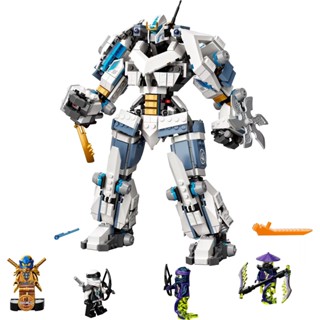 840 ชิ้น|ของเล่นบล็อกตัวต่อเลโก้ Ninjago Zanes Titan Mech Battle เสริมการศึกษา สําหรับเด็ก