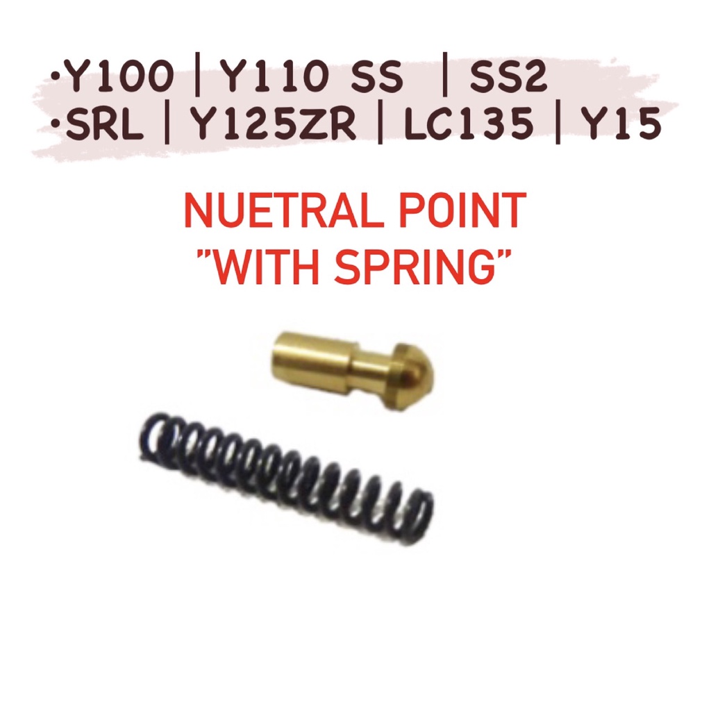 ฟรี GEAR PIN Y100 / Y110SS / SS2 / SRL / Y125 ZR / LC135 / Y15ZR ฟรีสวิตช์ COPPER BUSH NEUTRAL POINT