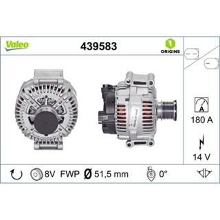 439583 ไดชาร์จ Valeo รุ่น BENZ OM640 W169 A180CDI OM642 W164 ML280CDI/W251 R280CDI