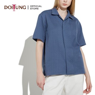 DoiTung Everyday SS22(M&amp;W)/SH18 Navy #F เสื้อเชิ้ต