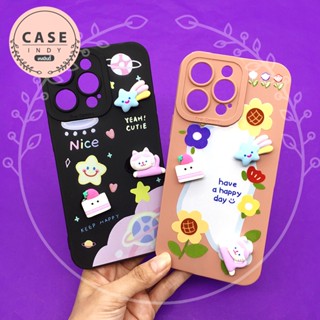 เคส Samsung  A12 A22(5G) A52 เคสมือถือนิ่ม TPU กันเลนส์กล้องนูนลายการ์ตูน ติดอะไหล่แมวกระต่ายน่ารัก