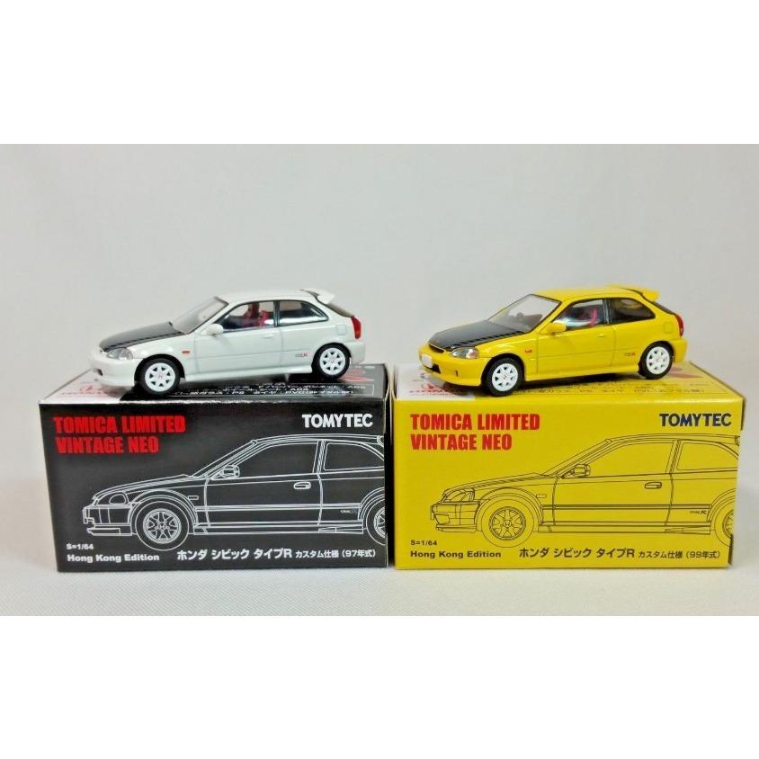 1:64 Tomytec Tomica Limited Vintage Neo Honda Civic Type R EK9 99 Hong Kong Only Diecast Scale Model