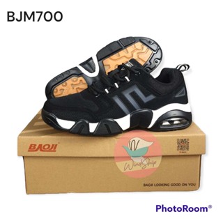 BAOJI BJM 700 รองเท้าผ้าใบเบาจิ เบาจิ รองเท้ากีฬา ใส่เล่นกีฬา ใส่วิ่ง