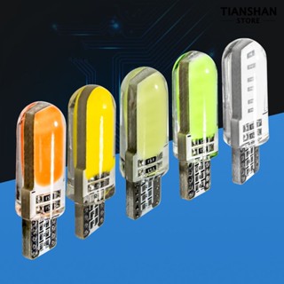 หลอดไฟ LED ไฮไลท์ ซิลิโคน T10 W5W สําหรับติดป้ายทะเบียนรถยนต์