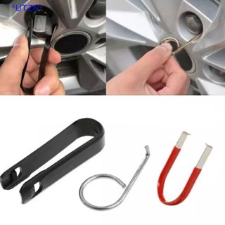 UTZN&gt; 3Pcs Car Wheel Hub Bolt Nut Cover Removal Tool Car Tire Cap Puller For Cars new