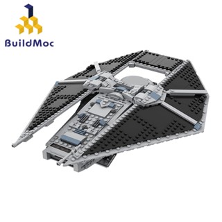 Buildmoc ของเล่นบล็อกตัวต่อ รูป Star wars TIE fighter MOC 559 ชิ้น สําหรับเด็ก