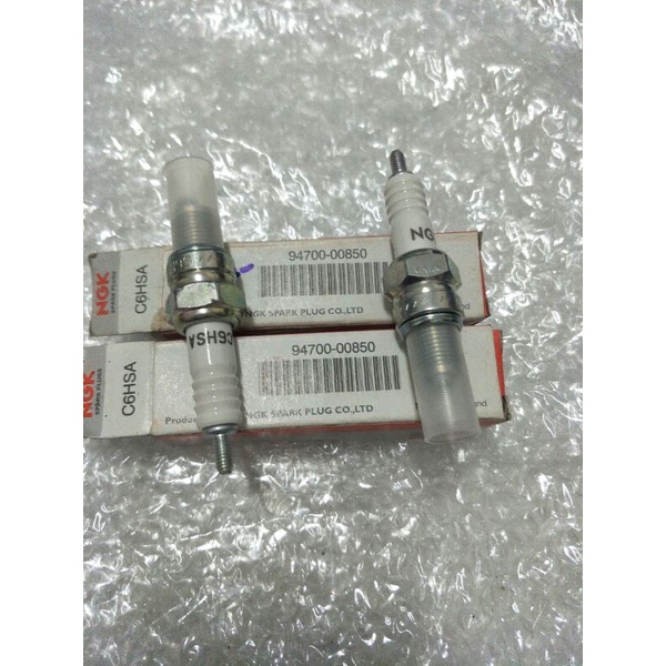 หัวเทียนรถมอเตอร์ไซค์แท้ศูนย์NGK C6HSA